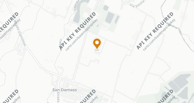Map showing Al Gatto Verde
