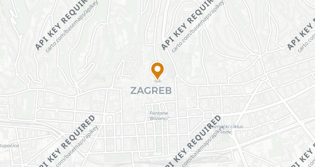 Map showing Pod Zidom Bistro