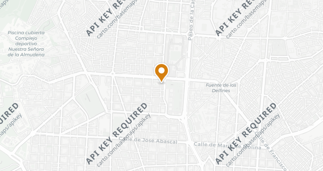 Map showing La Tasquería