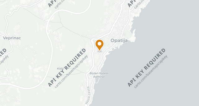 Map showing Ružmarin