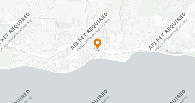 Map showing Caruso's
