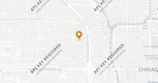 Map showing El Che Steakhouse & Bar
