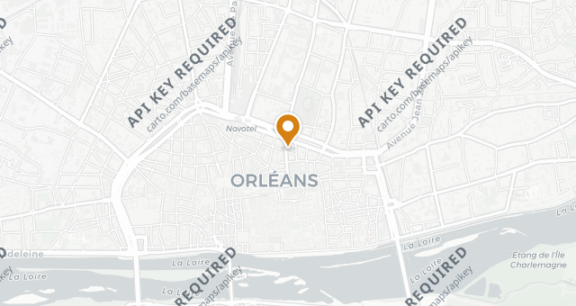 Map showing Le Tonnelier
