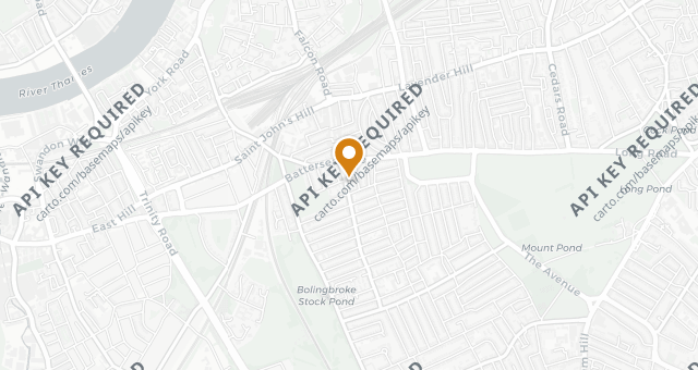Map showing Tamila Clapham