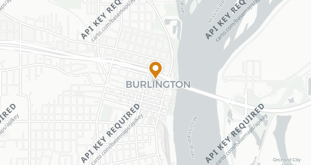 Map showing Martini's Grille