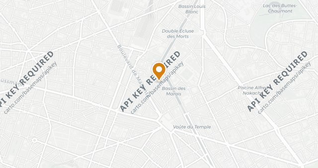 Map showing SAAM restaurant