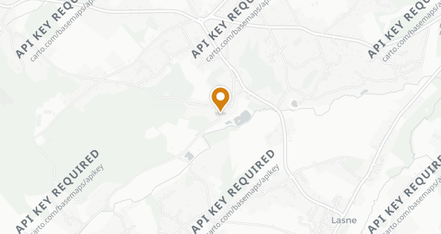Map showing Auberge de la Roseraie