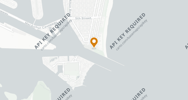 Map showing Smith & Wollensky