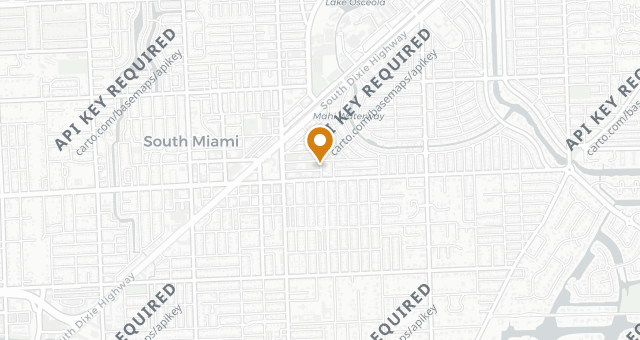 Map showing Daniel's Miami