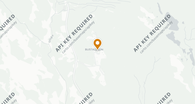 Map showing Buustamons Fjällgård