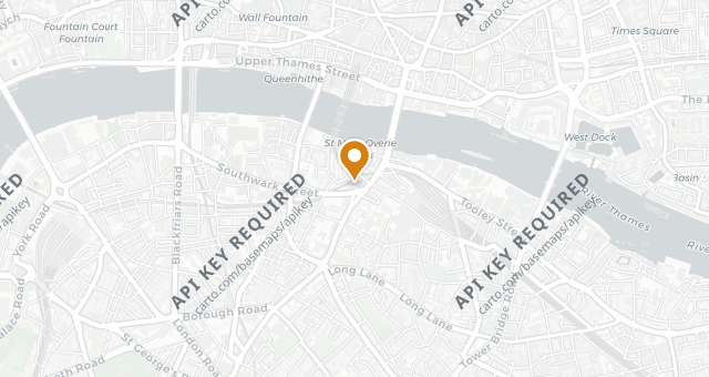 Map showing Camille