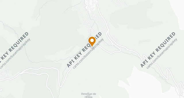 Map showing Chalet des Joux