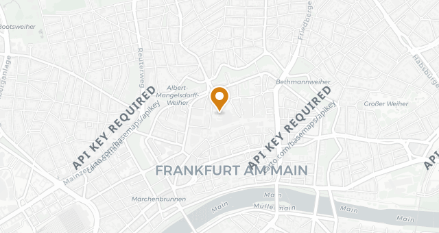 Map showing GRETA OTO Frankfurt