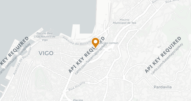 Map showing Casa Marco