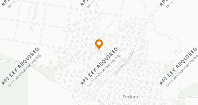 Map showing Federal