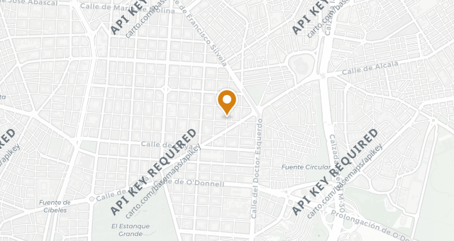Map showing Tres por Cuatro