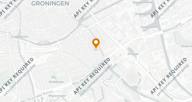 Map showing De Grote Frederik Bistro