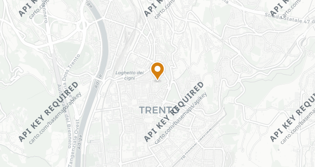 Map showing Osteria Il Cappello