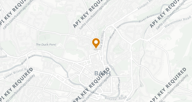 Map showing Beckford Canteen