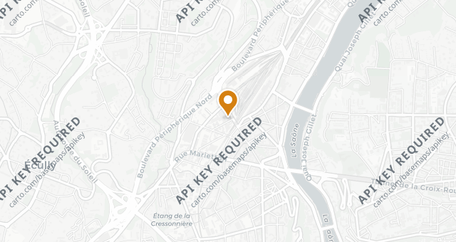 Map showing Restaurant De la Gare Chez Sandro