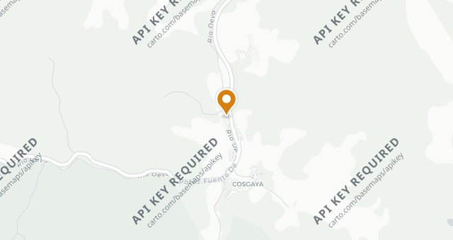 Map showing Del Oso