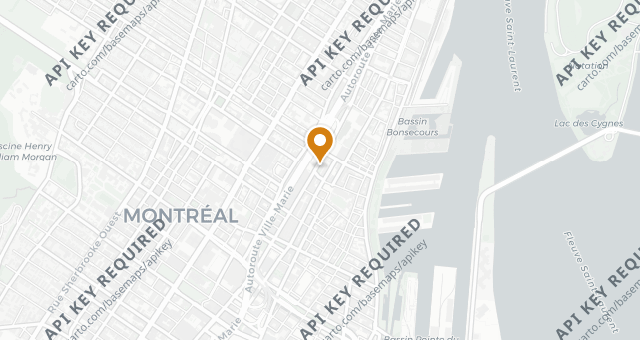 Map showing Les Touristes