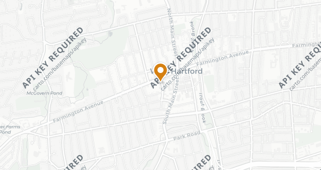 Map showing Crush Wine Bar