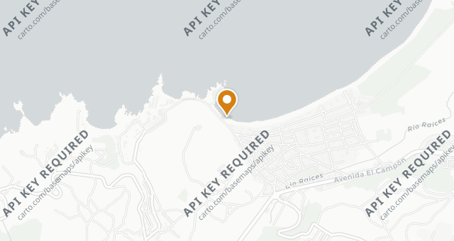 Map showing Real Balneario