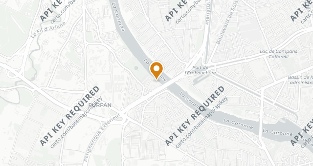 Map showing Au Pois Gourmand