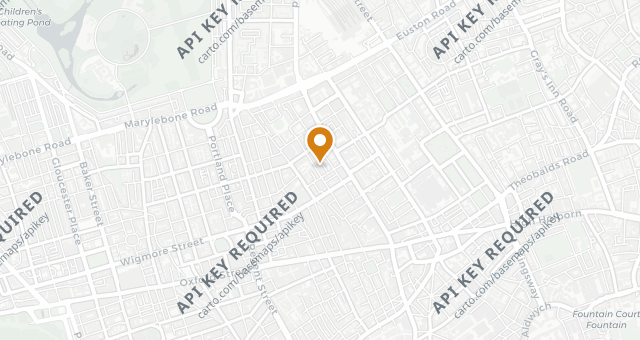 Map showing 74 Charlotte Street