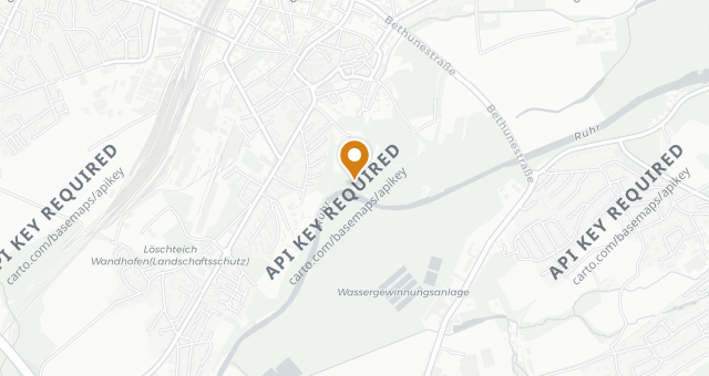 Map showing Rohrmeisterei Schwerte