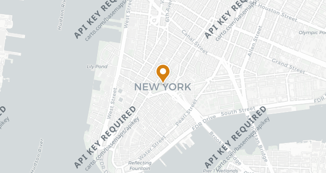 Map showing Armani/Ristorante New York