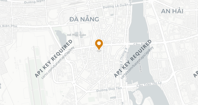 Map showing Bánh Xèo Bà Dưỡng