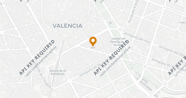 Map showing Goya Gallery