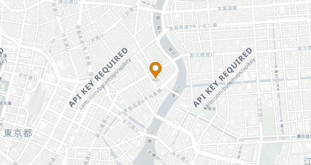Map showing Hamacho Kaneko