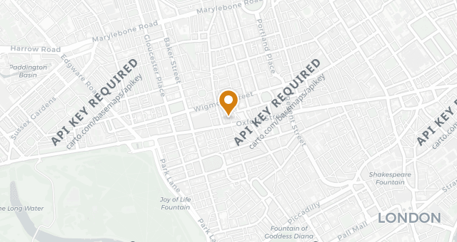 Map showing Osteria Vibrato