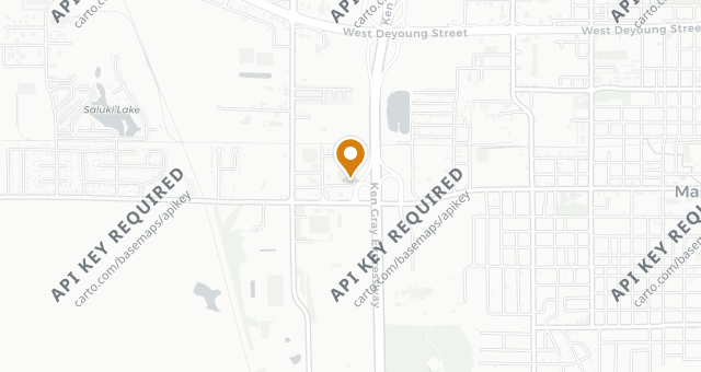 Map showing 20's Hideout Steakhouse & Bar