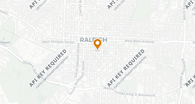 Map showing St. Roch Fine Oysters + Bar