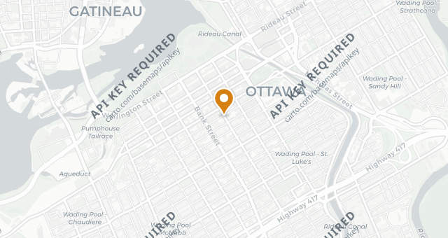 Map showing Aiana Restaurant Collective