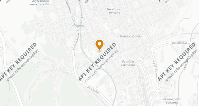 Map showing NICO CAFFÉ PREŠOV