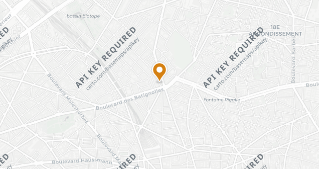 Map showing Le Cyrano