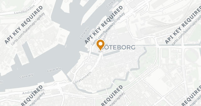 Map showing Bhoga Restaurang