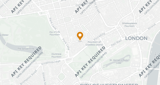 Map showing Noble Rot Mayfair