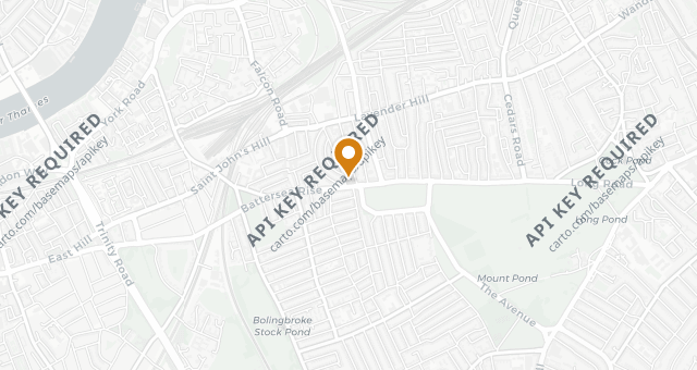 Map showing August Bakery