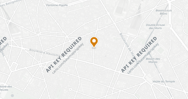 Map showing Brigade du Tigre
