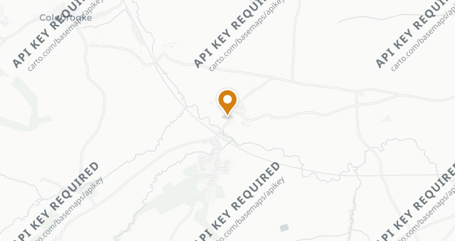 Map showing The Duck at Yeoford
