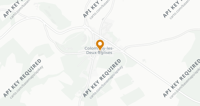 Map showing Hostellerie la Montagne