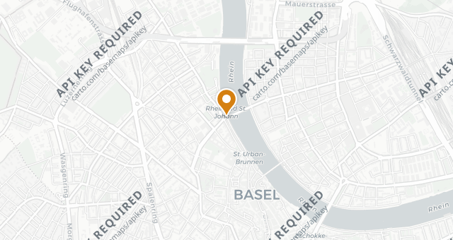 Map showing Chez Donati