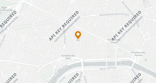 Map showing Le George