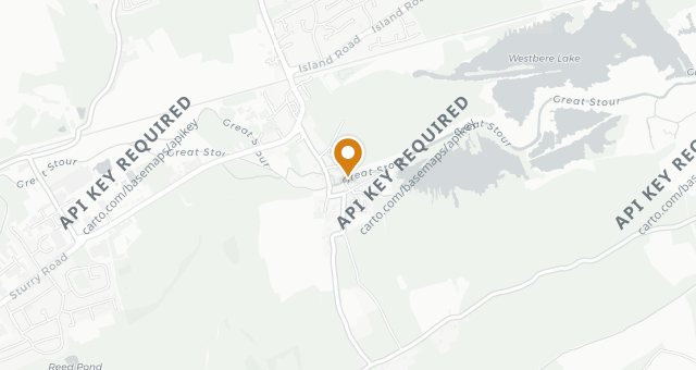Map showing Fordwich Arms
